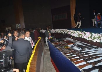 Assam :  Over 1600 NDFB cadres surrender with  arms & ammunition in Guwahati