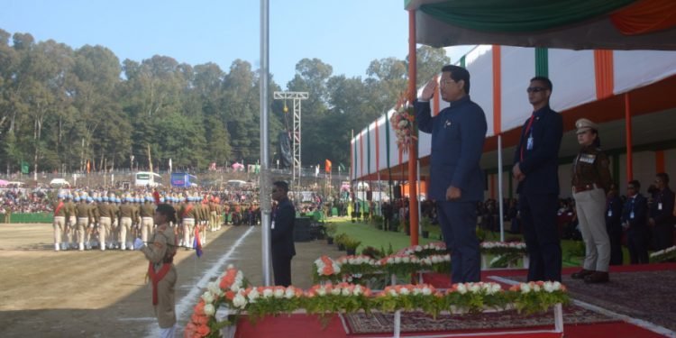 Meghalaya : Republic Day, 2020 celebrated  in  Shillong