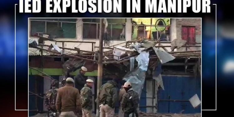 Manipur :  Bomb Blast rocks Imphal ahead of Republic Day ; minor girl  injured