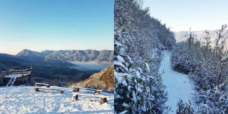 Nagaland Village Witnesses Snowfall After 37 Years