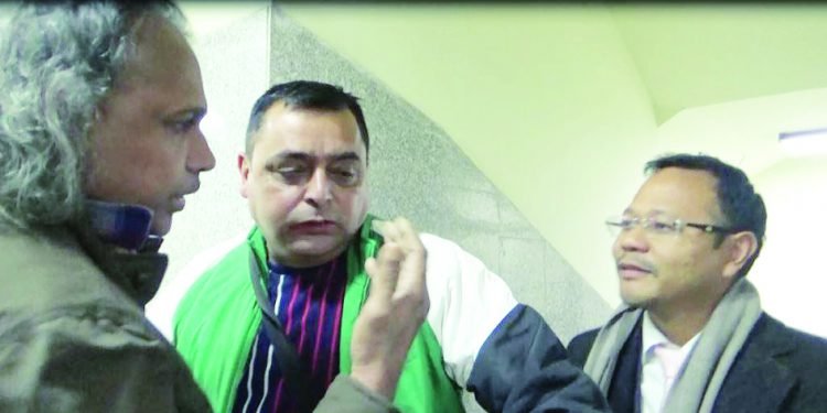 Meghalaya Home Minister gets into heated argument with journalist