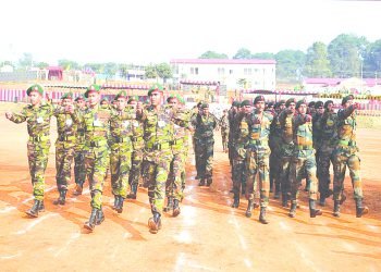 Meghalaya : Indo – Bangla army contingents converge at Umroi