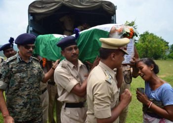 Meghalaya : CRPF felicitates parents of martyred jawan in Tura