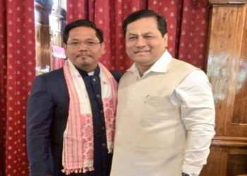 Meghalaya : Sangma , Sarbananda meet to resolve inter – state boundary crisis