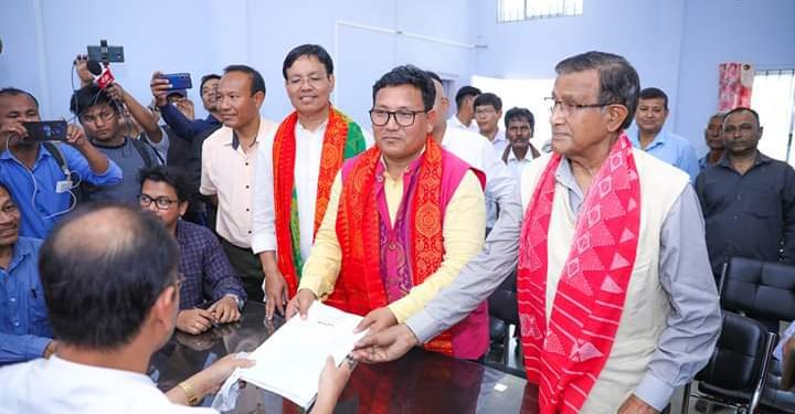 Assam BTC  Polls 2020 : UPPL president  Pramod Boro files his nomination for  prestigious Goybari  seat