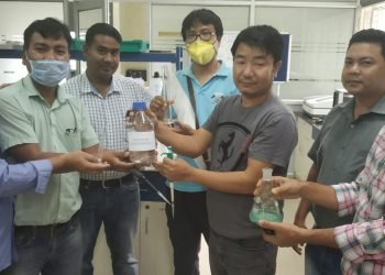 Assam : With acute shortage of hand sanitisers in the market , CIT Kokrajhar comes up  with a solution