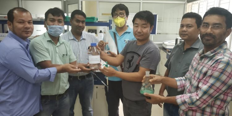 Assam : With acute shortage of hand sanitisers in the market , CIT Kokrajhar comes up with a solution