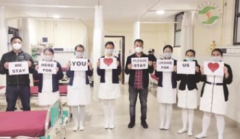 Meghalaya : Frontliners ready for COVID-19 battle in Shillong