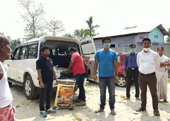 COVID-19: Tight Security along West Bengal – Assam interstate border in Srirampur during Lockdown