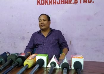 Assam :  BPF leader & MP  Biswajit Daimary urges upon the Govt to rethink on  Governor’s Rule