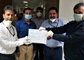 COVID -19 : NRLOA contributes Rs. 45 Lakh to Assam Arogya Nidhi