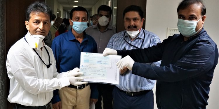 COVID -19 : NRLOA contributes Rs. 45 Lakh to Assam Arogya Nidhi