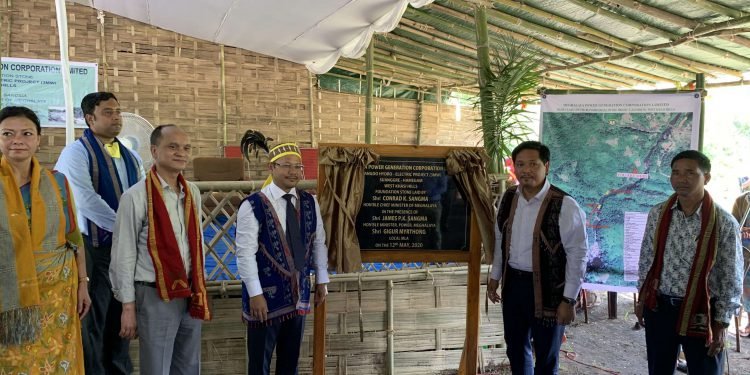 Meghalaya : CM lays foundation of Small Hydro Project in West Khasi Hills
