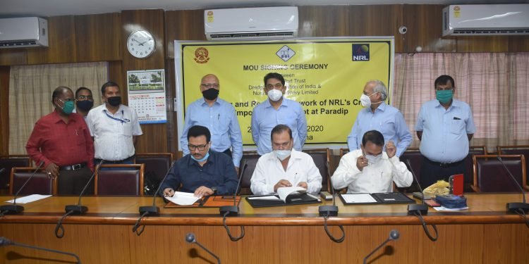 Development of Crude Oil import facility of NRL at Paradip