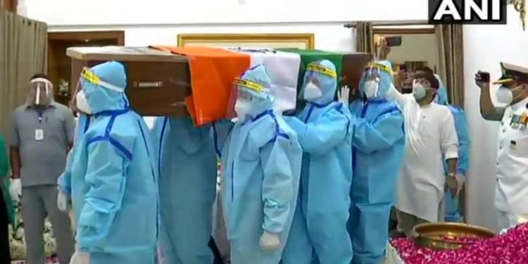 Former President Pranab Mukherjee laid to rest with full state honours