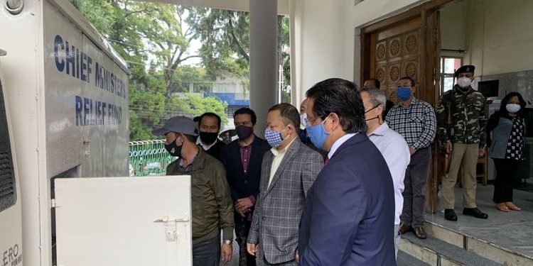 Meghalaya : CM Conrad flags off bio medical waste disposal vans