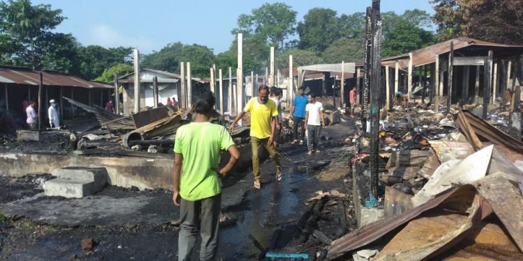 Sunday Blues :  Entire Fakiragram market in Assam  reduced to ashes