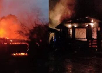 Massive Fire breaks out in Shillong ; 8 houses  completely gutted