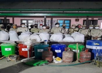 Manipur : Brown Sugar manufacturing Lab busted  , 435.945   kgs  seized