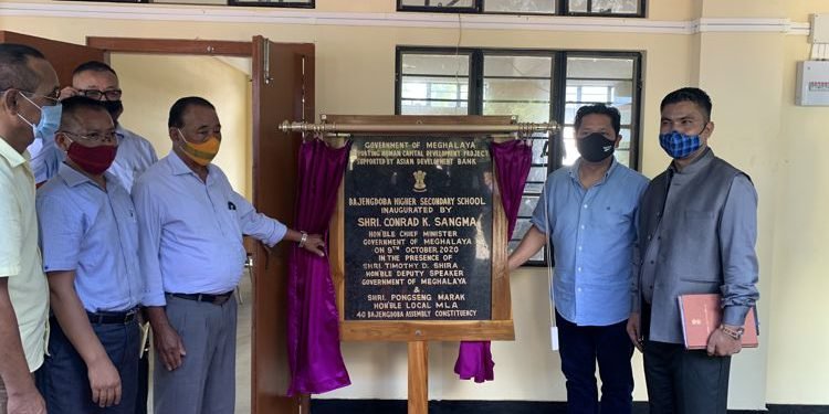 Meghalaya CM inaugurates  school building in North Garo Hills