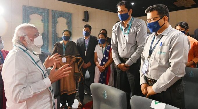 Covid Vaccine : PM  Modi visits Bharat Biotech facility in Hyderabad