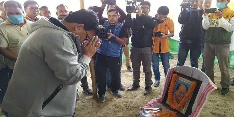 Assam: UPPL chief Pramod Boro offers tribute to Late Tarun Gogoi