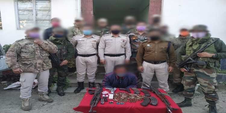 Manipur: UNLF  leader nabbed   ;  Huge quantity of arms & ammunitation recovered