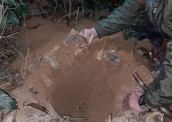 Meghalaya : East Garo Hills Police recover arms  hidden by militants