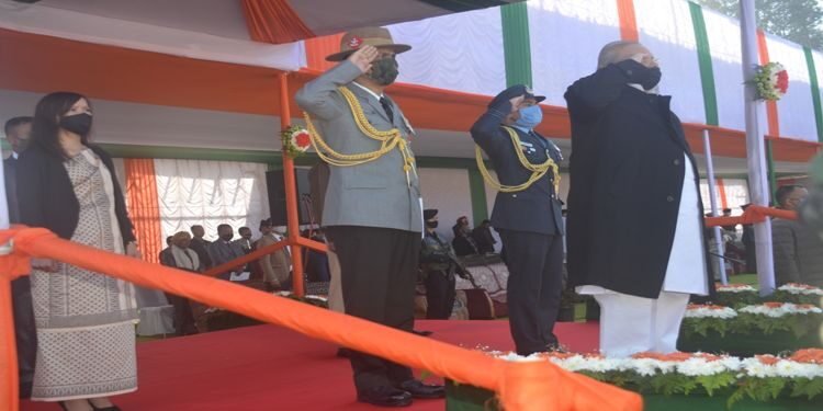 Meghalaya : Republic Day celebrated in  Shillong