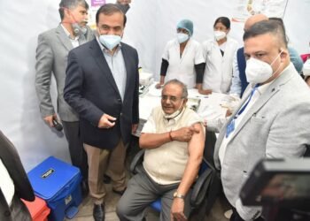 Vaccination drive begins in Assam, sub-divisional med officer  receives first  jab