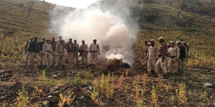 Manipur Police busts brown sugar factory