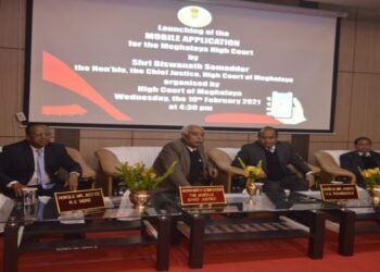 Mobile App of Meghalaya High Court launched