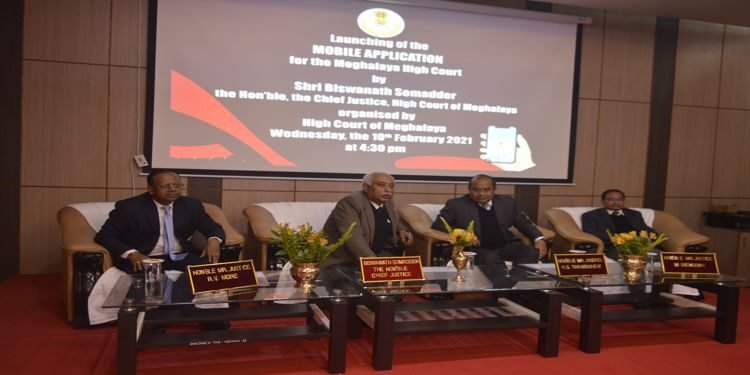 Mobile App of Meghalaya High Court launched