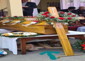 Pet dog mourns the death of his master in Meghalaya