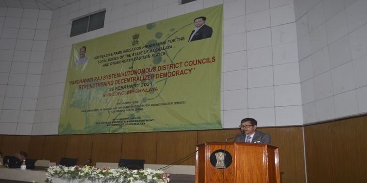 Meghalaya : Outreach and Familiarization programme for the local bodies of Meghalaya , North East