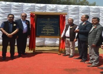 Meghalaya : Foundation stone laid for MITP road project at Mawlaingut