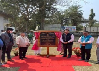 Meghalaya CM  Lays Foundation for Road Project in West Garo Hills