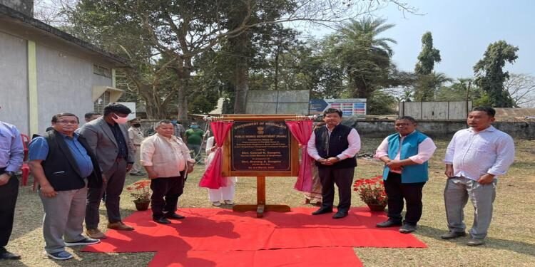 Meghalaya CM  Lays Foundation for Road Project in West Garo Hills