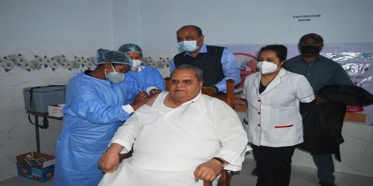 Meghalaya Governor receives first shot of Covid -19 vaccine