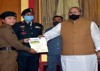 Meghalaya : Governor  Satya Pal Malik  felicitates NCC cadets