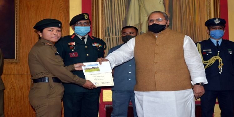 Meghalaya : Governor Satya Pal Malik felicitates NCC cadets