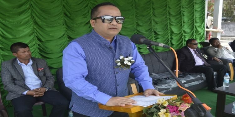 Meghalaya : Foundation Stone laid for Multi-Purpose Indoor Sports Hall at Mawpat