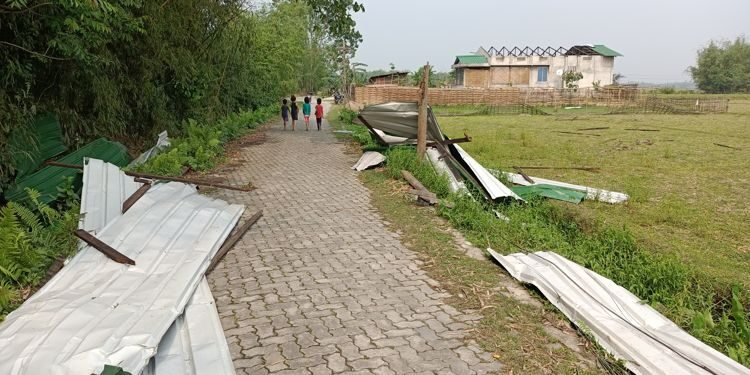 BTR : Storms leave trail of damage across villages of Kokrajhar District