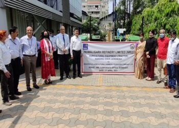 Assam : NRL hands over Tractors to Agricultural entrepreneurs