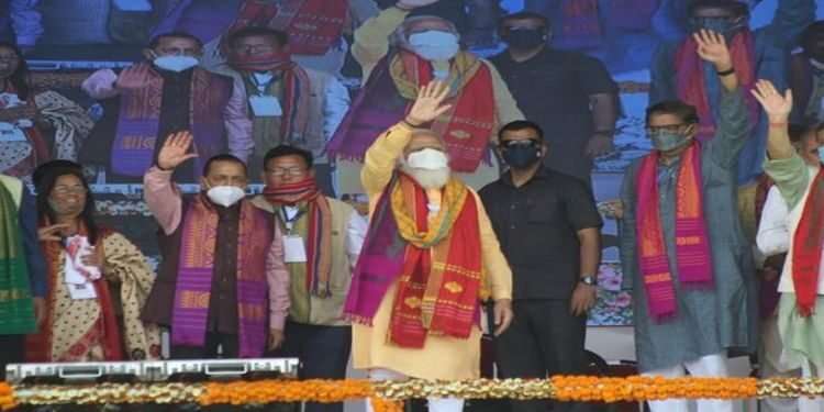 Assam Polls : PM Modi urges  militants to join mainstream