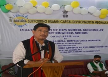 CM  Conrad Sangma inaugurates the New Building of Mount Sinai Secondary School at Tura