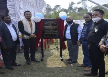Meghalaya : Deputy CM lays foundation stone for Poultry Farm at Mawryngkneng