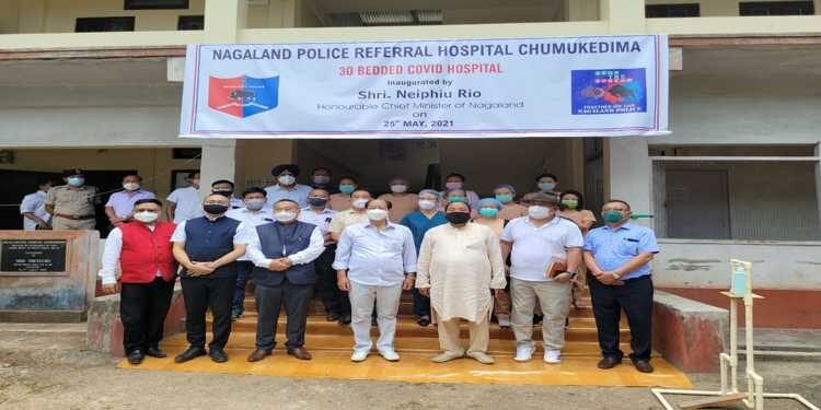 Nagaland CM inaugurates 30 bedded COVID hospital  at NPRH, Chumukedima
