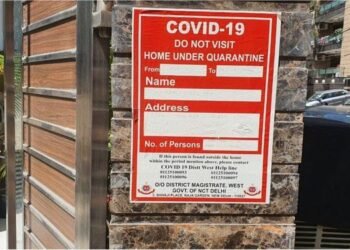 Assam: Govt orders pasting of posters outside COVID positive persons house being in home isolation