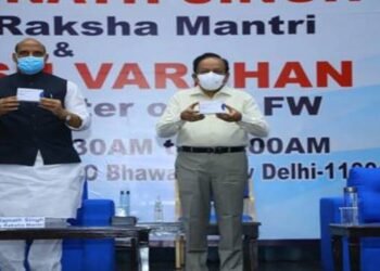 Anti Covid drug 2-DG launched by Defence Minister and Health Minister